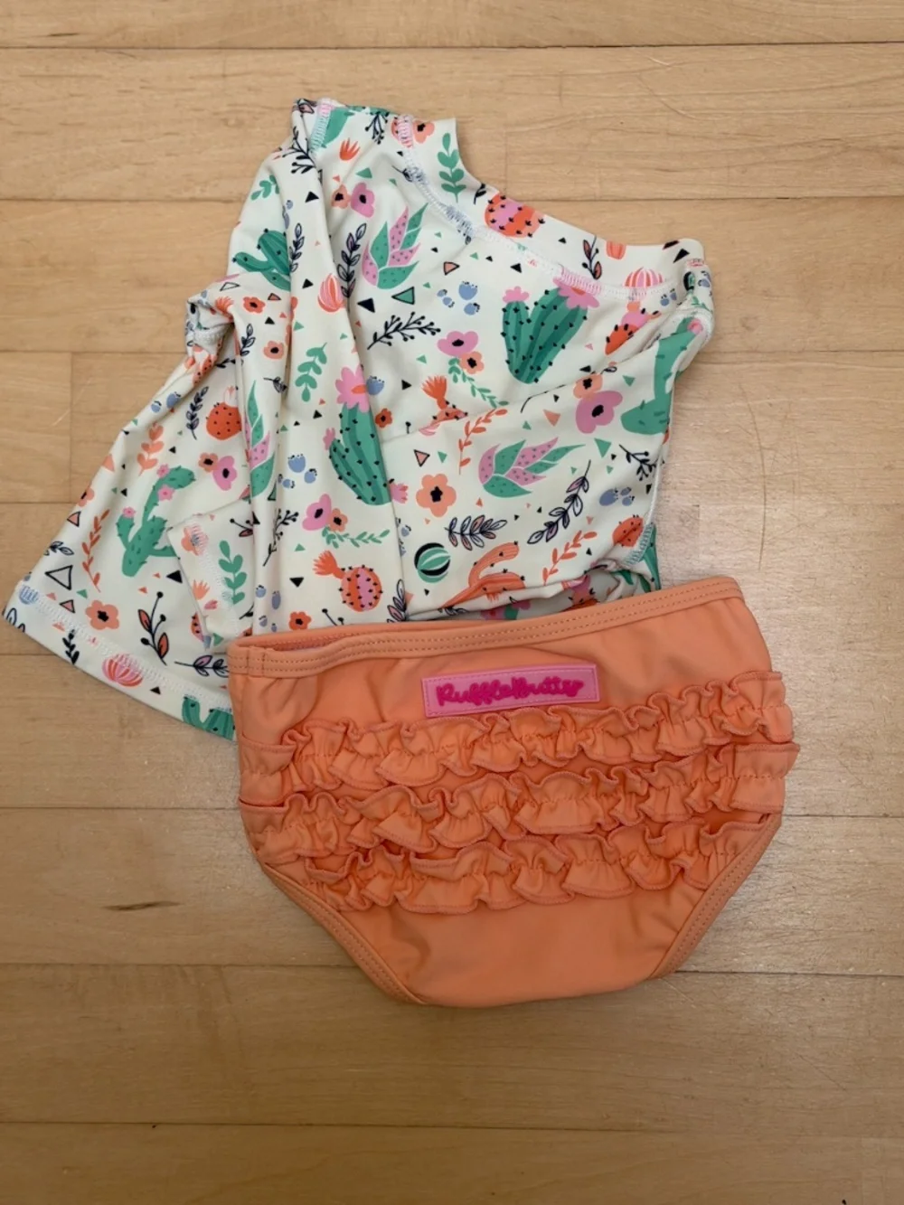 Ruffle Butts Desert Blossoms Bikini Set A 6-12M